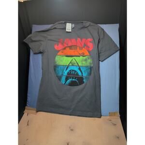 Jaws 70's Thriller Movie Universal Studios Men's T Shirt SM